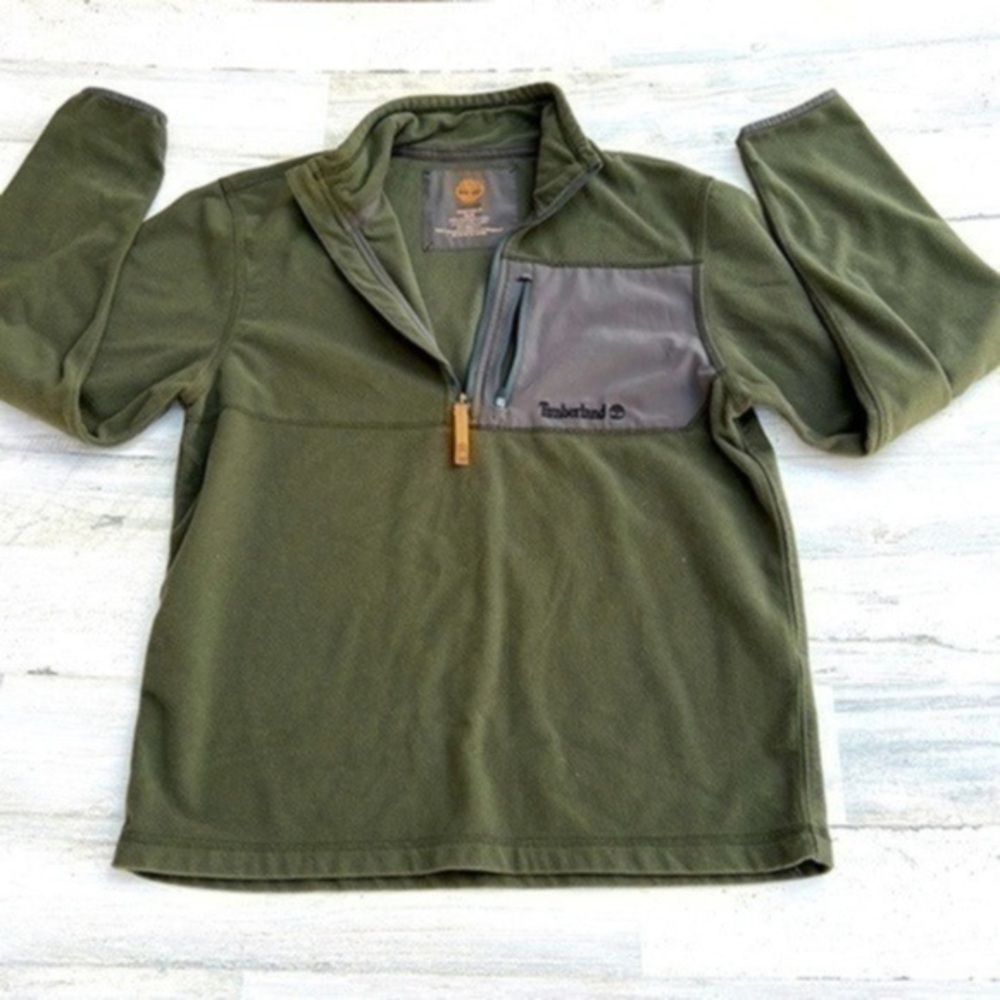 TIMBERLAND Fleece Sweater Size‎ Medium Green